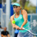 MONASTIR, Petenis Belgia Elise Mertens mengembalikan pukulan dalam pertandingan final melawan petenis Prancis Alize Cornet di turnamen tenis Jasmin Open Monastir 2022 di Monastir, Tunisia, pada 9 Oktober 2022. (Xinhua/Adel Ezzine)