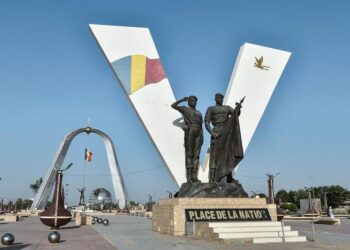 Foto yang diabadikan pada 7 Januari 2025 ini menunjukkan Alun-Alun Nasional (National Square) di N'Djamena, Chad. (Xinhua/Han Xu)