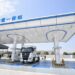Foto yang diabadikan pada 20 Maret 2024 ini menunjukkan stasiun produksi dan distribusi hidrogen Sany Group di Changsha, ibu kota Provinsi Hunan, China tengah. (Xinhua/Chen Zeguo)