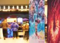 Sejumlah poster film animasi "Ne Zha 2" terlihat di sebuah bioskop di Shenyang, Provinsi Liaoning, China timur laut, pada 6 Februari 2025. (Xinhua/Li Gang)