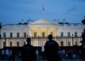(240523) -- WASHINGTON, D.C., May 23, 2024 (Xinhua) -- This photo taken on May 22, 2024 shows the White House in Washington, D.C., the United States. TO GO WITH "U.S. pushes back on recognition of Palestinian state by European nations" (Xinhua/Liu Jie)
