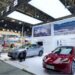 Foto yang diabadikan pada 14 Juli 2025 ini menunjukkan stan Tesla di seksi kendaraan pintar dalam Pameran Rantai Pasokan Internasional China (China International Supply Chain Expo/CISCE) ketiga di Beijing, ibu kota China. (Xinhua/Ju Huanzong)