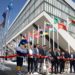 Foto yang diabadikan pada 15 Juli 2025 ini menunjukkan upacara pembukaan resmi Flag Plaza untuk Pesta Olahraga Universitas Sedunia Musim Panas (Summer World University Games) Federasi Olahraga Universitas Internasional (FISU) Rhine-Ruhr 2025 di Essen, Jerman. (Xinhua/Zhang Chen)